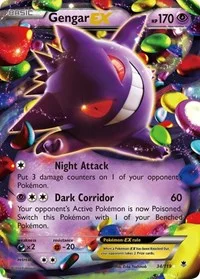 Gengar EX | 34/119 | Holofoil | XY - Phantom Forces