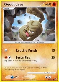 Geodude | 105 | Normal | Supreme Victors