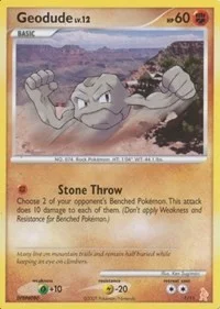 Geodude | 1/11 | Normal | DP Trainer Kit: Manaphy & Lucario Geodude | 1/11 | Normal | DP Trainer Kit: Manaphy & Lucario
