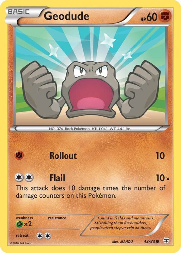 Geodude 43/83 Normal Generations