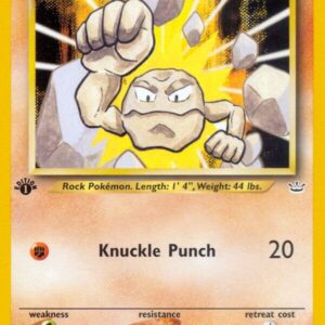 Geodude 44/64 1st Edition Neo Revelation