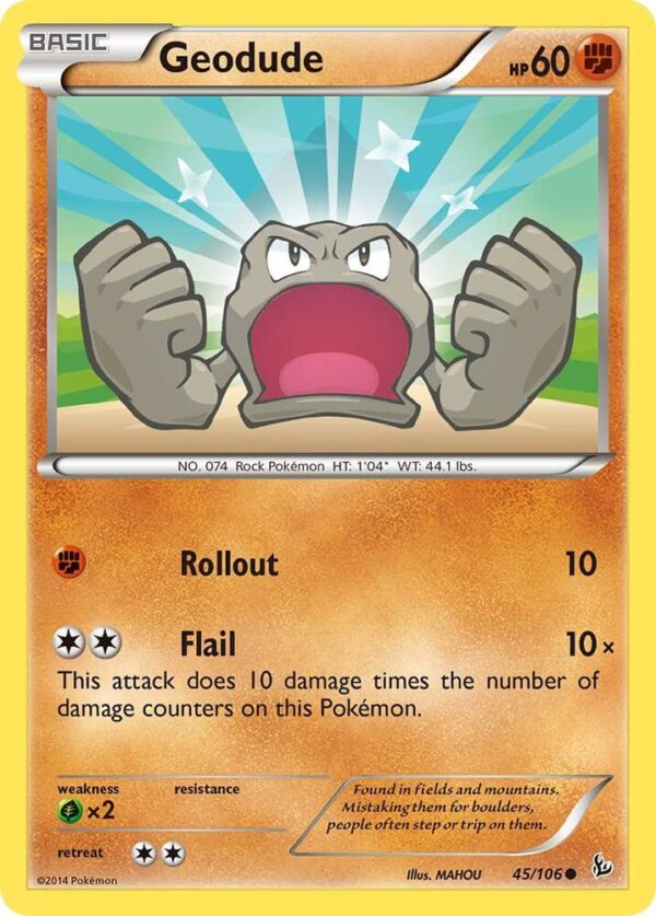 Geodude 45/106 Normal XY – Flashfire Geodude 45/106 Normal XY – Flashfire