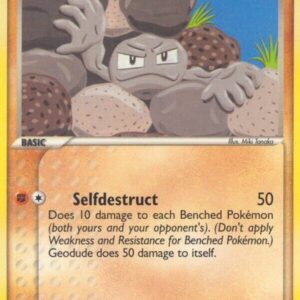 Geodude 53/92 Reverse Holofoil Legend Maker