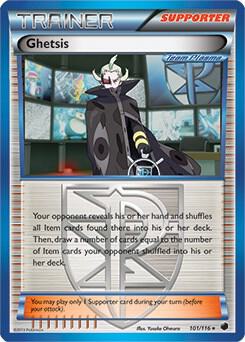 Ghetsis 101/116 (BW Plasma Freeze) Normal Deck Exclusives
