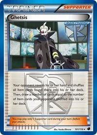 Ghetsis (Team Plasma) | 101/116 | Reverse Holofoil | Plasma Freeze