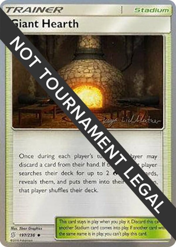 Giant Hearth 2019 (Kaya Lichtleitner) 197/236 Normal World Championship Decks Giant Hearth 2019 (Kaya Lichtleitner) 197/236 Normal World Championship Decks