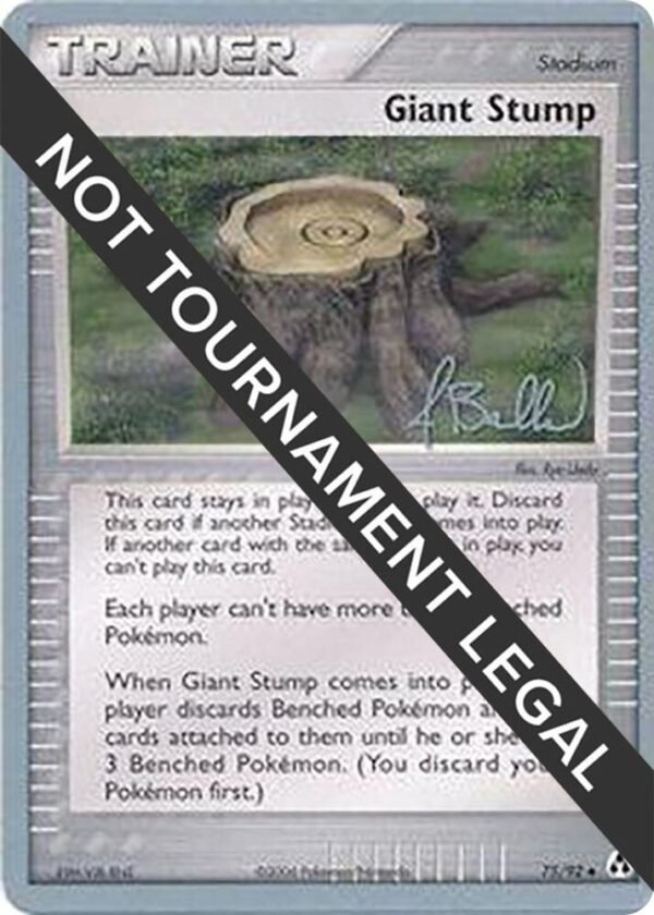 Giant Stump 2006 (Jimmy Ballard) 75/92 Normal World Championship Decks