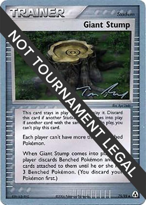 Giant Stump 2007 (Tom Roos) 75/92 Normal World Championship Decks