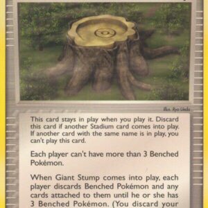 Giant Stump 75/92 Reverse Holofoil Legend Maker