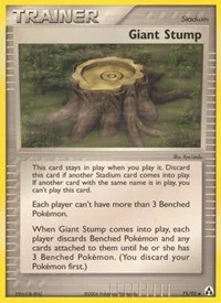 Giant Stump | 75/92 | Reverse Holofoil | Legend Maker