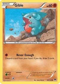 Gible | 68/122 | Reverse Holofoil | XY - BREAKpoint