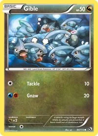 Gible | 94/113 | Reverse Holofoil | Legendary Treasures