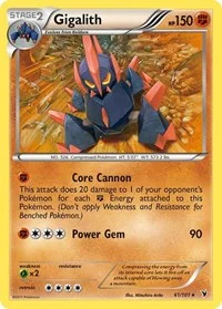 Gigalith | 61/101 | Normal | Noble Victories