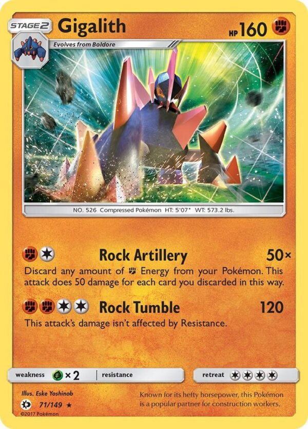 Gigalith 71/149 Holofoil SM Base Set