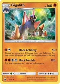 Gigalith | 71/149 | Holofoil | SM Base Set