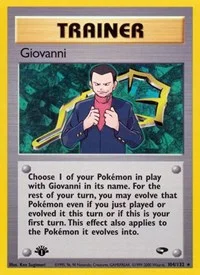 Giovanni (104) | 104/132 | 1st Edition | Gym Challenge