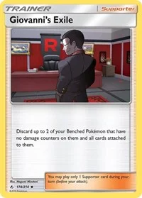 Giovanni's Exile | 174/214 | Reverse Holofoil | SM - Unbroken Bonds