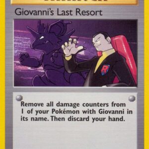 Giovanni’s Last Resort 105/132 1st Edition Gym Challenge