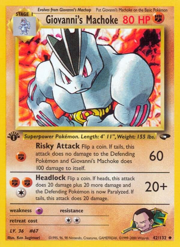 Giovanni’s Machoke 042/132 Unlimited Gym Challenge Giovanni’s Machoke 042/132 Unlimited Gym Challenge