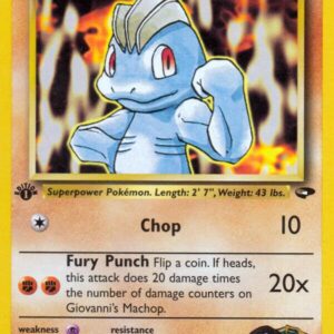 Giovanni’s Machop 072/132 1st Edition Gym Challenge