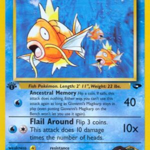Giovanni’s Magikarp 073/132 Unlimited Gym Challenge Giovanni’s Magikarp 073/132 Unlimited Gym Challenge