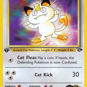 Giovanni’s Meowth (74) 074/132 1st Edition Gym Challenge