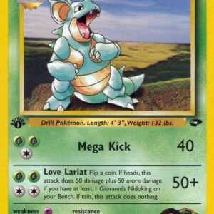 Giovanni’s Nidoqueen 023/132 1st Edition Gym Challenge
