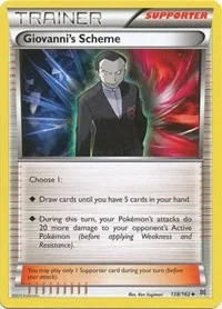Giovanni's Scheme | 138/162 | Reverse Holofoil | XY - BREAKthrough Giovanni's Scheme | 138/162 | Reverse Holofoil | XY - BREAKthrough
