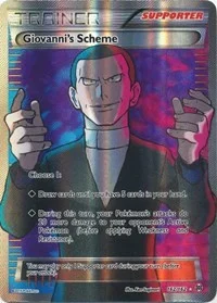Giovanni's Scheme (Full Art) | 162/162 | Holofoil | XY - BREAKthrough