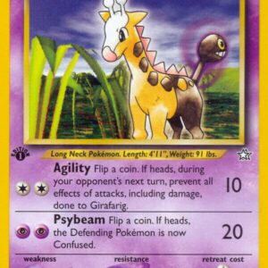 Girafarig 058/111 1st Edition Neo Genesis Girafarig 058/111 1st Edition Neo Genesis