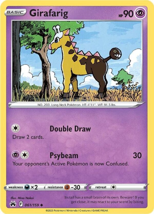 Girafarig 061/159 Normal Crown Zenith