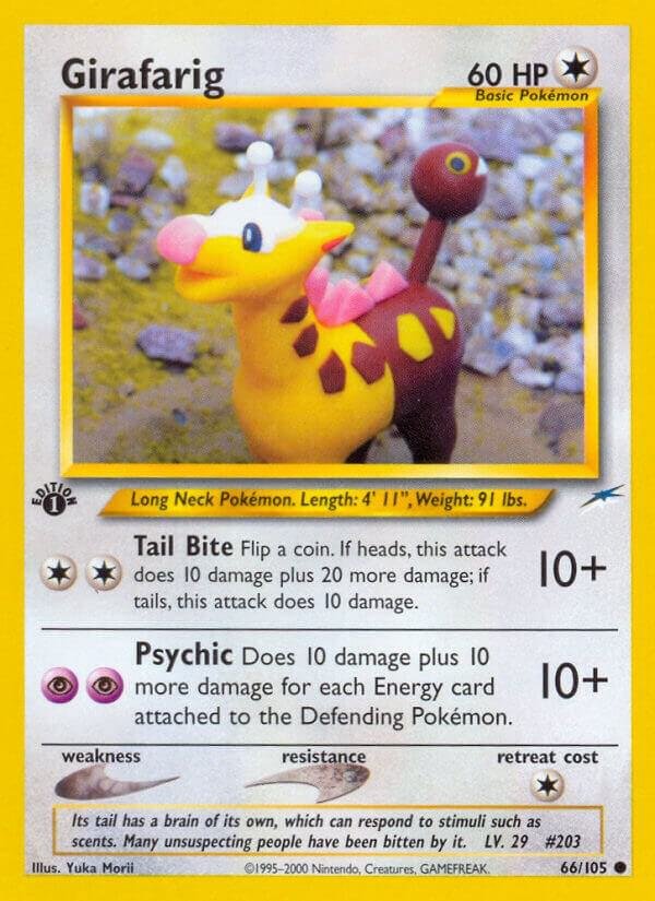 Girafarig 066/105 Unlimited Neo Destiny Girafarig 066/105 Unlimited Neo Destiny