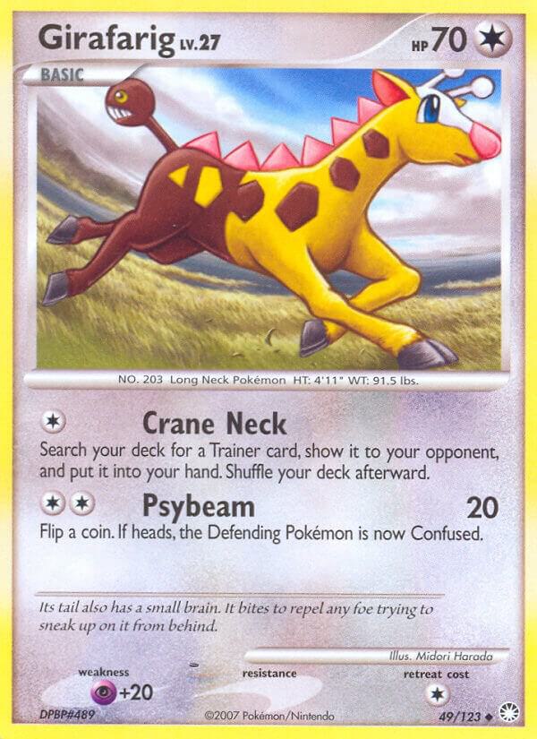 Girafarig 49/123 Normal Mysterious Treasures