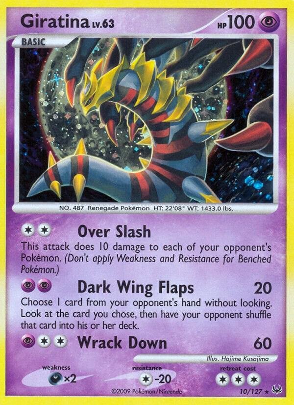 Giratina (10) 10/127 Reverse Holofoil Platinum Giratina (10) 10/127 Reverse Holofoil Platinum