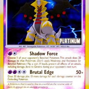 Giratina 4/146 [Platinum] 004/146 Reverse Holofoil Burger King Promos