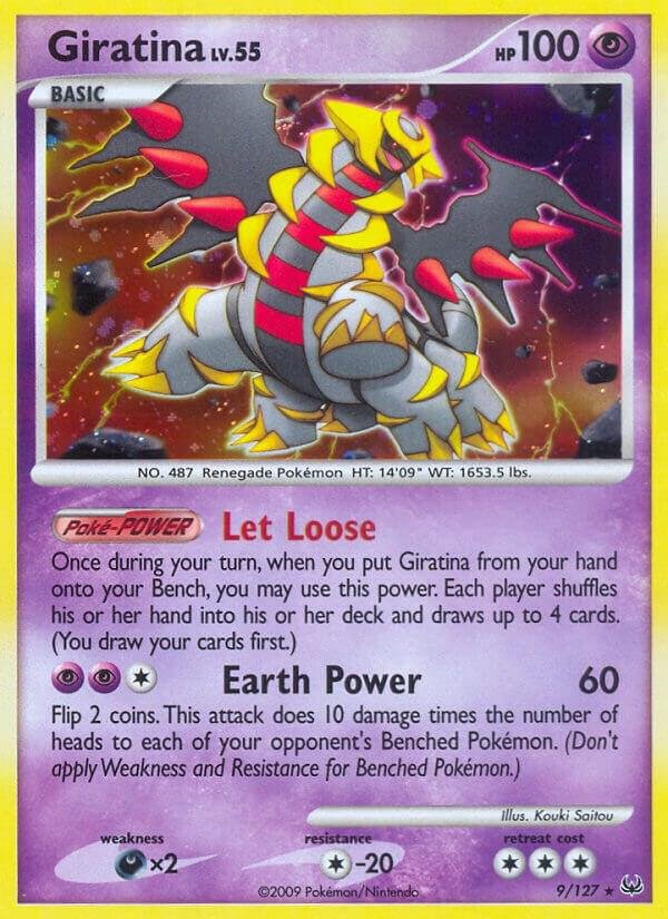 Giratina (9) 9/127 Holofoil Platinum Giratina (9) 9/127 Holofoil Platinum