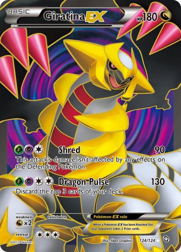 Giratina EX (124 Full Art) 124/124 Holofoil Dragons Exalted Giratina EX (124 Full Art) 124/124 Holofoil Dragons Exalted