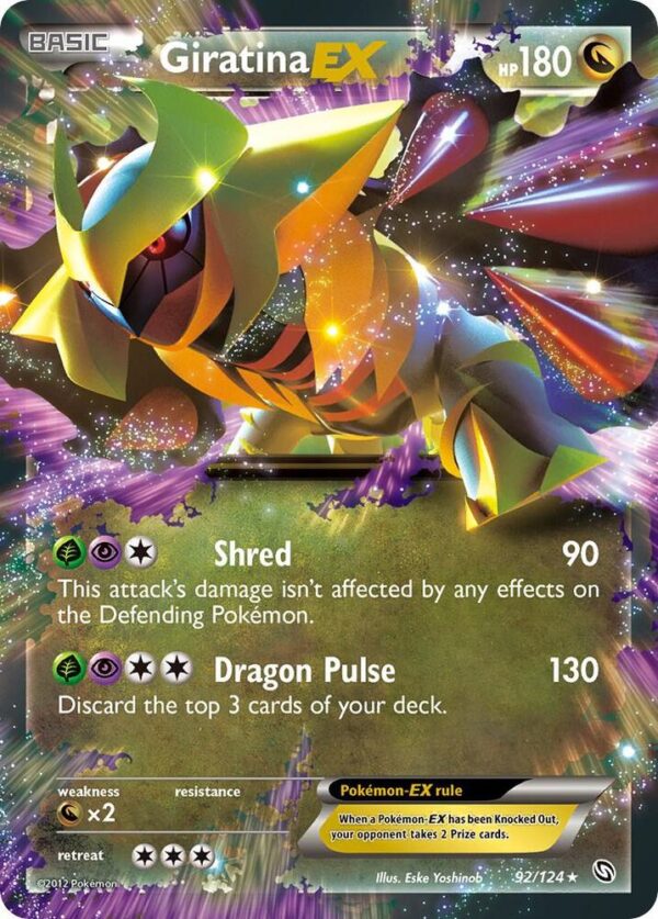 Giratina EX 92/124 Holofoil Dragons Exalted