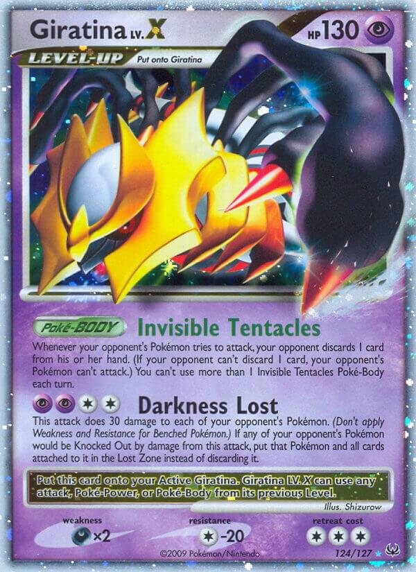 Giratina LV.X 124/127 Holofoil Platinum Giratina LV.X 124/127 Holofoil Platinum