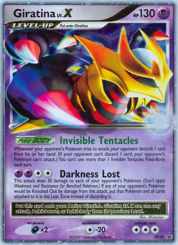 Giratina LV.X DP38 Holofoil Diamond and Pearl Promos Giratina LV.X DP38 Holofoil Diamond and Pearl Promos