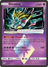 Giratina Prism Star | 58/156 | Holofoil | SM - Ultra Prism Giratina Prism Star | 58/156 | Holofoil | SM - Ultra Prism