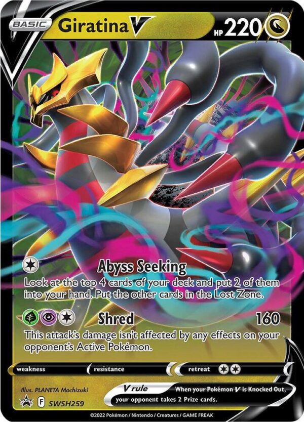 Giratina V SWSH259 Holofoil SWSH: Sword & Shield Promo Cards