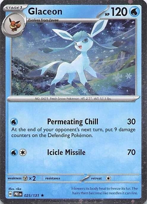 Glaceon 025/131 (Cosmos Holo) Holofoil Miscellaneous Cards & Products Glaceon 025/131 (Cosmos Holo) Holofoil Miscellaneous Cards & Products
