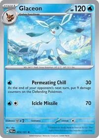 Glaceon | 025/131 | Reverse Holofoil | SV: Prismatic Evolutions