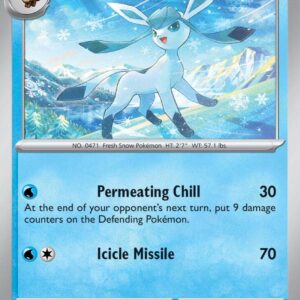 Glaceon 054/167 Reverse Holofoil SV06: Twilight Masquerade Glaceon 054/167 Reverse Holofoil SV06: Twilight Masquerade