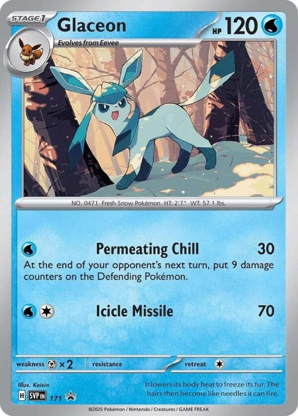 Glaceon 171 (Cosmos Holo) Holofoil SV: Scarlet & Violet Promo Cards