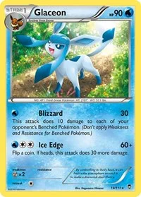 Glaceon | 19/111 | Reverse Holofoil | XY - Furious Fists