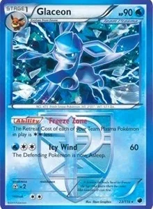 Glaceon | 23/116 (BW Plasma Freeze) | 023/116 | Holofoil | Deck Exclusives