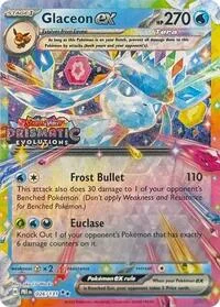 Glaceon ex | 026/131 (Prismatic Evolutions Stamp) | Holofoil | Miscellaneous Cards & Products