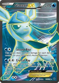 Glaceon EX (Full Art) | 116/124 | Holofoil | XY - Fates Collide